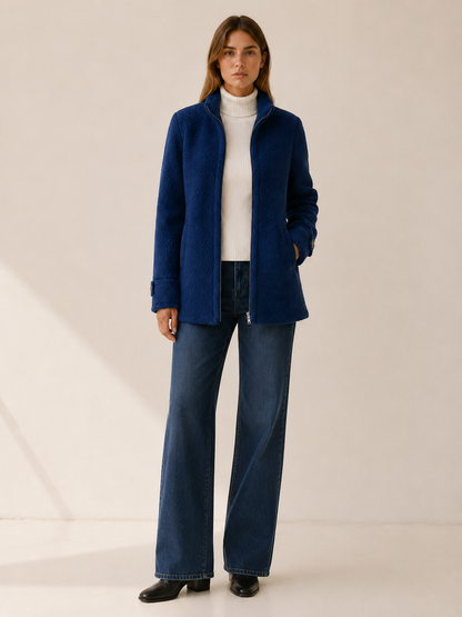 Anneliese Zip-Front Fleece Jacket