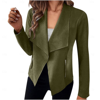 Mirabelle Draped Open-Front Jacket