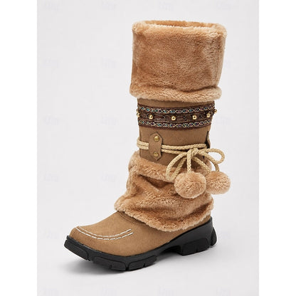 Rosetta Faux Fur Mid-Calf Winter Boots