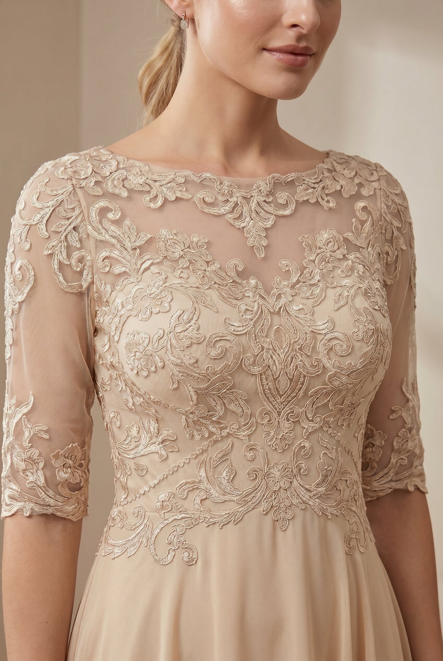 Mila High-Waist Midi Dress