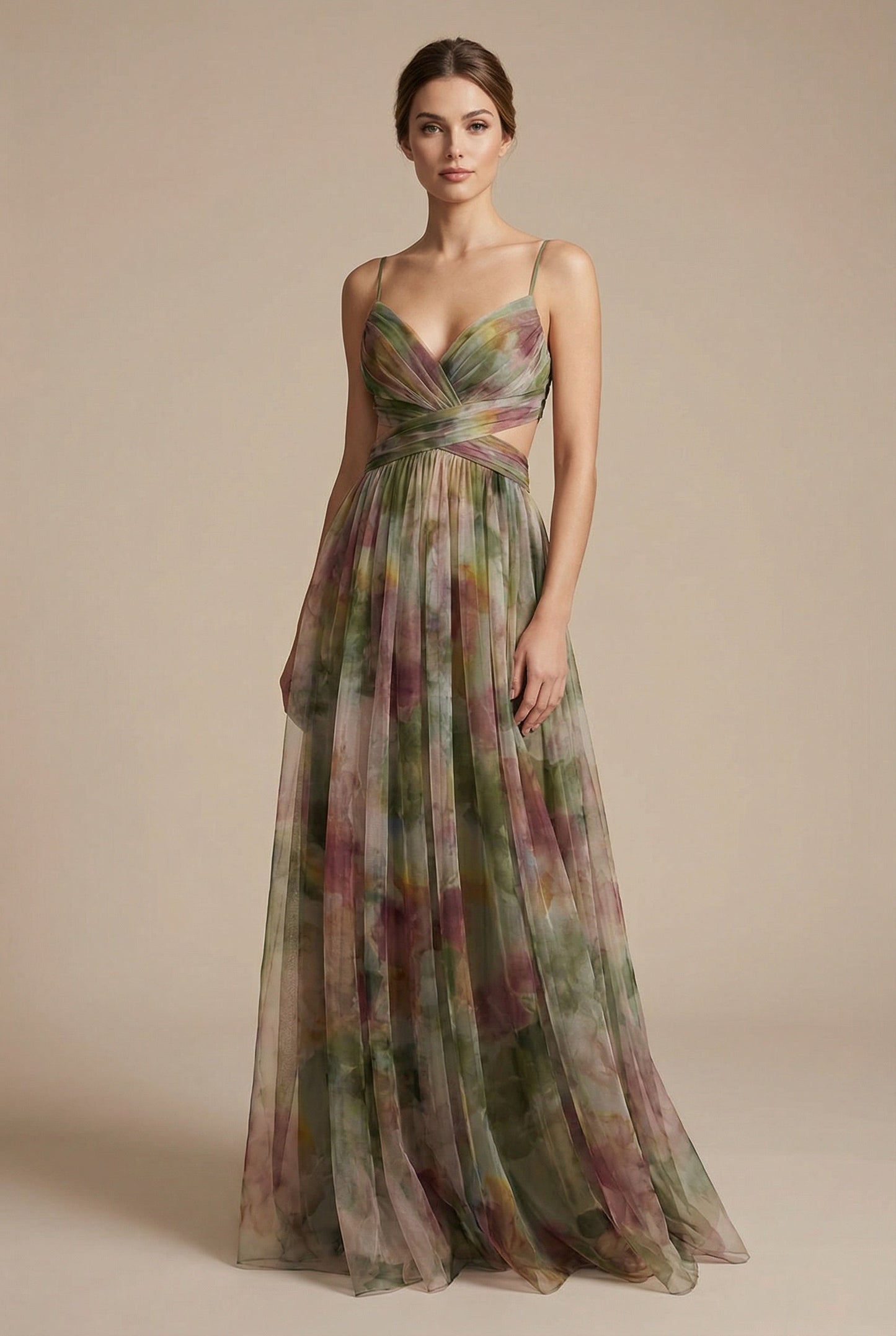 Dahlia Floral Summer Maxi Dress