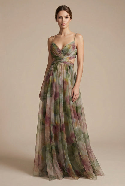 Dahlia Floral Summer Maxi Dress