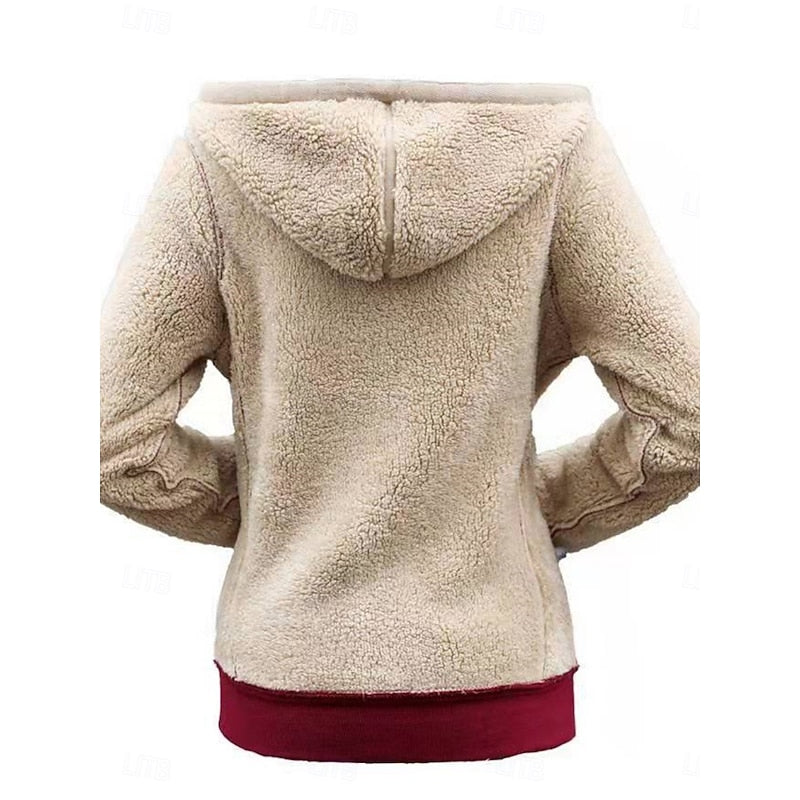 Elowyn Hooded Zip-Up Jacket