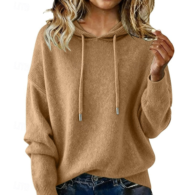 Thalia Hooded Knit Sweater