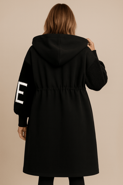 Lorena Oversized Hooded Longline Coat