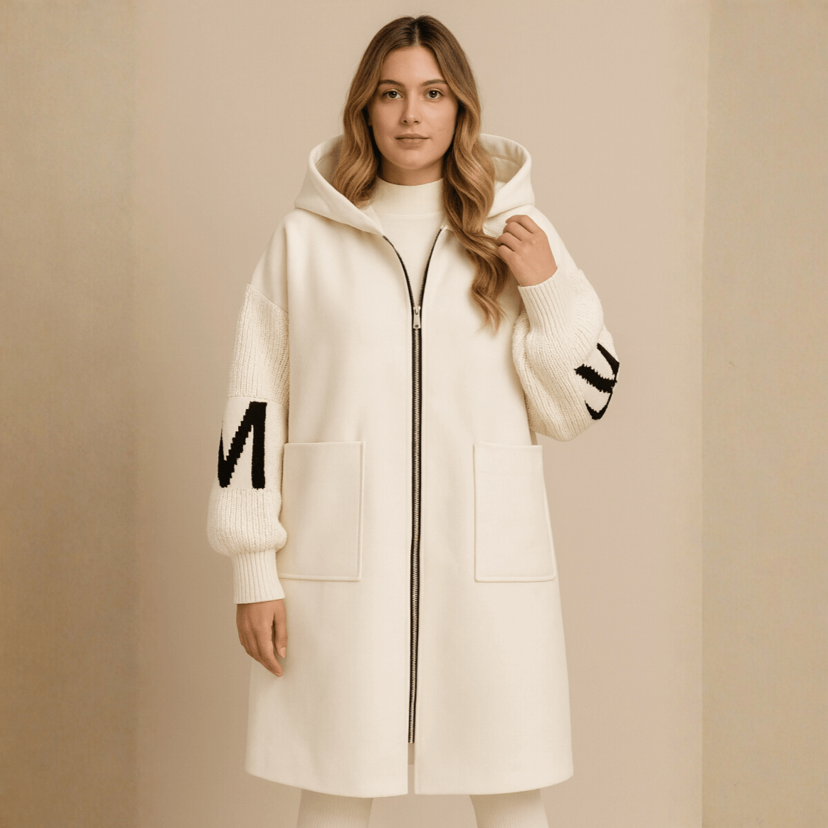 Lorena Oversized Hooded Longline Coat