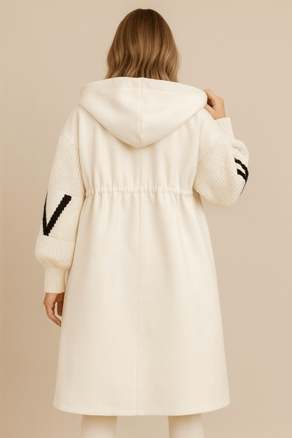 Lorena Oversized Hooded Longline Coat