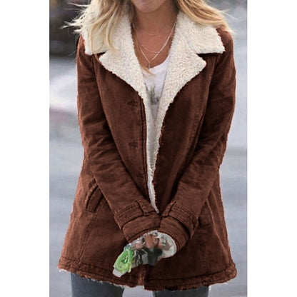 Isolde Sherpa-Lined Coat