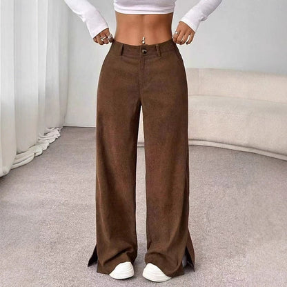 Petra Comfortable High-Waist Wide-Leg Pants