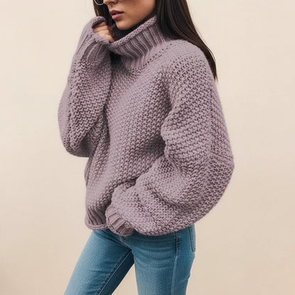 Marlena Chunky Knit Turtleneck Sweater