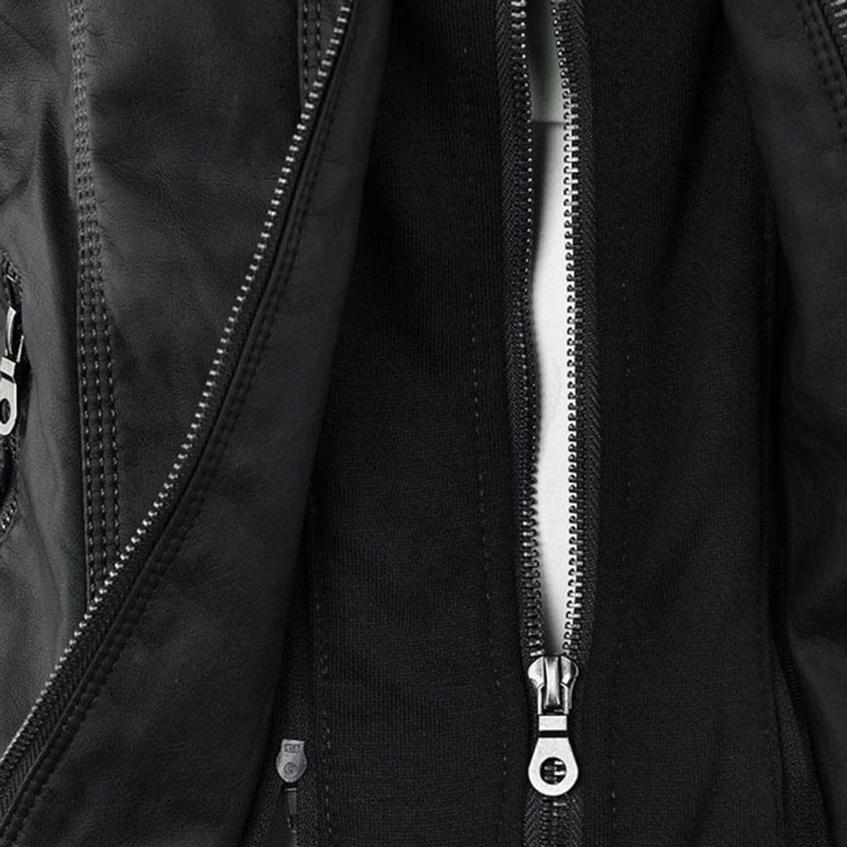 Celestia Hooded Faux Leather Jacket