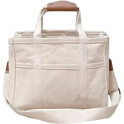 Colette Multi-Pocket Canvas Crossbody Tote