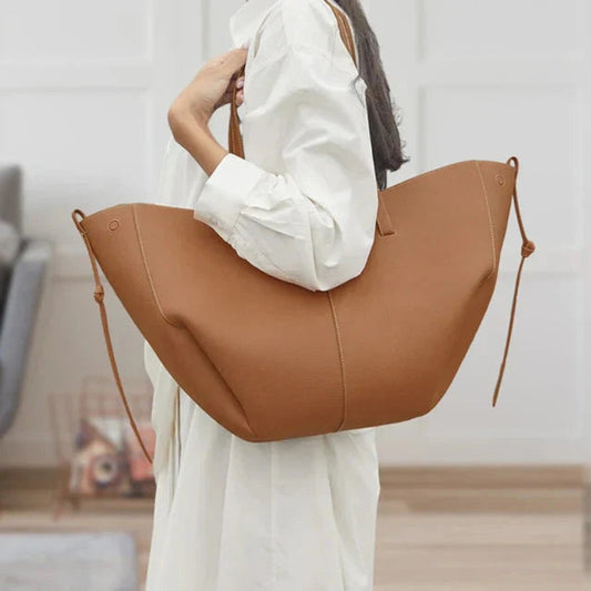 Vivica Vintage PU Leather Shoulder Tote