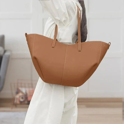 Vivica Vintage PU Leather Shoulder Tote