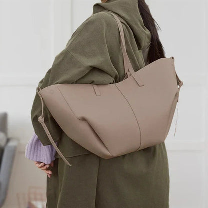 Vivica Vintage PU Leather Shoulder Tote