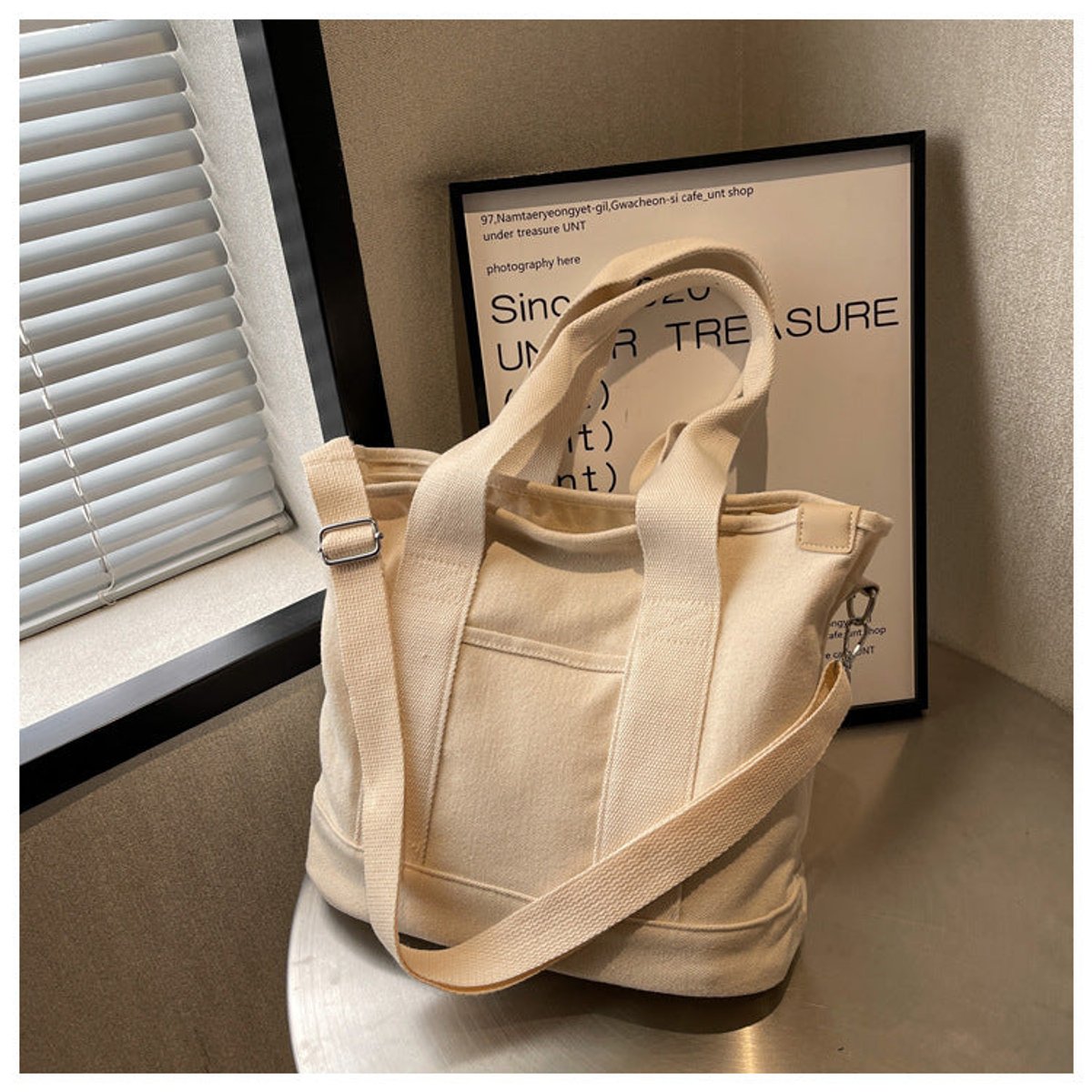 Isadora Crossbody Canvas Tote Bag