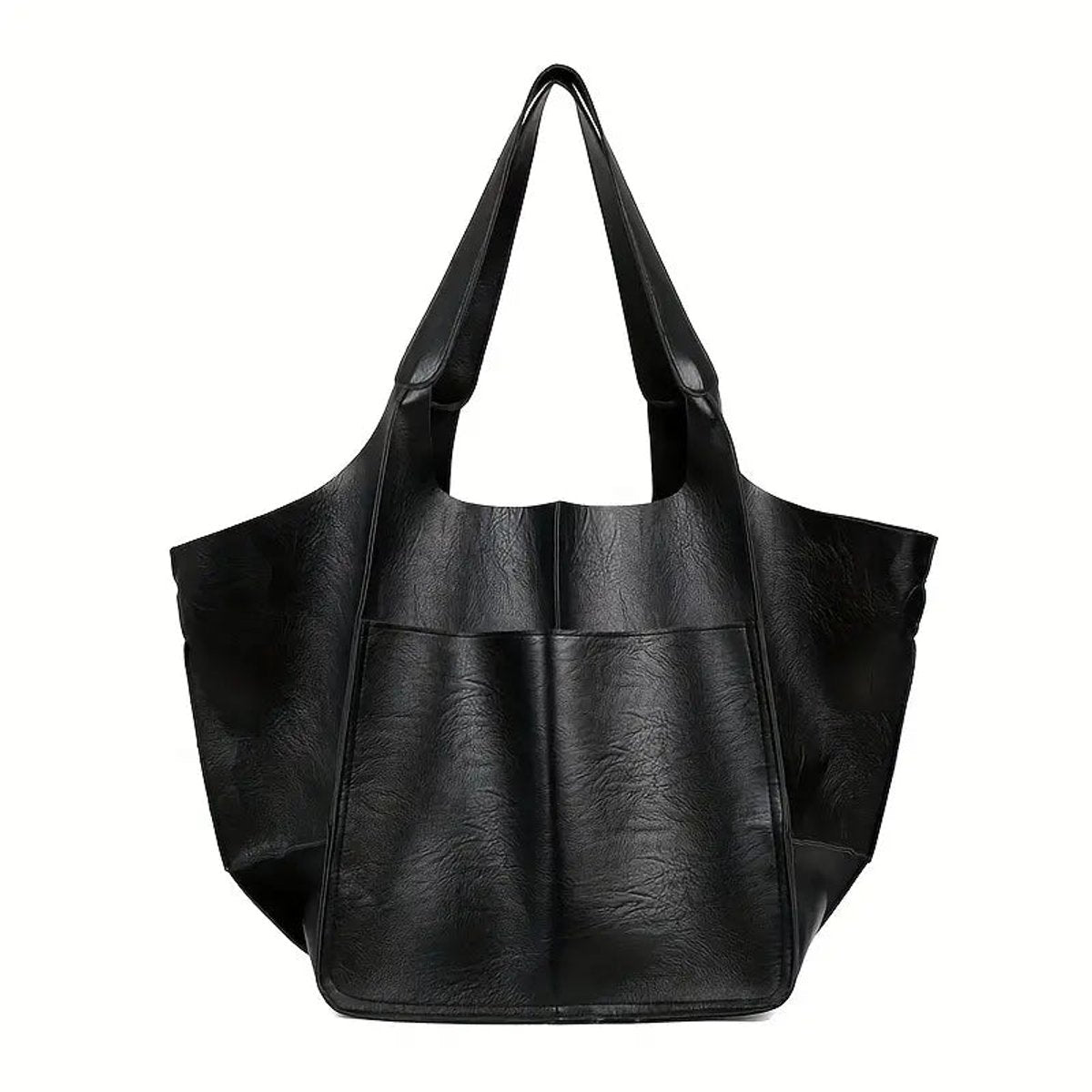 Bellamy Oversized Vegan Leather Magnetic Tote