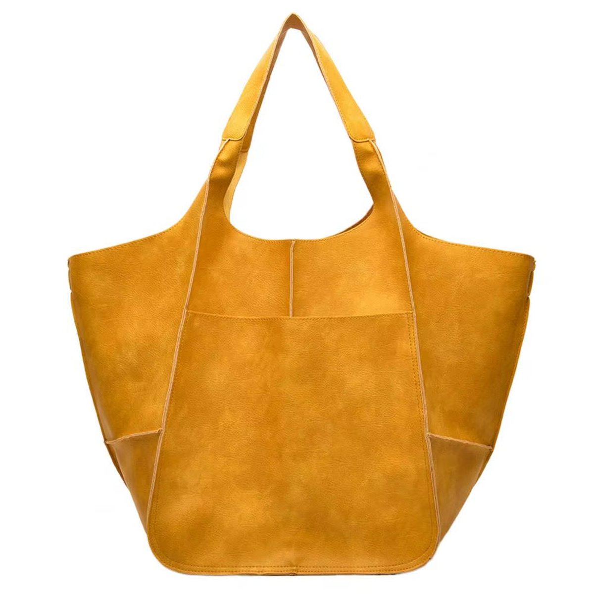 Bellamy Oversized Vegan Leather Magnetic Tote