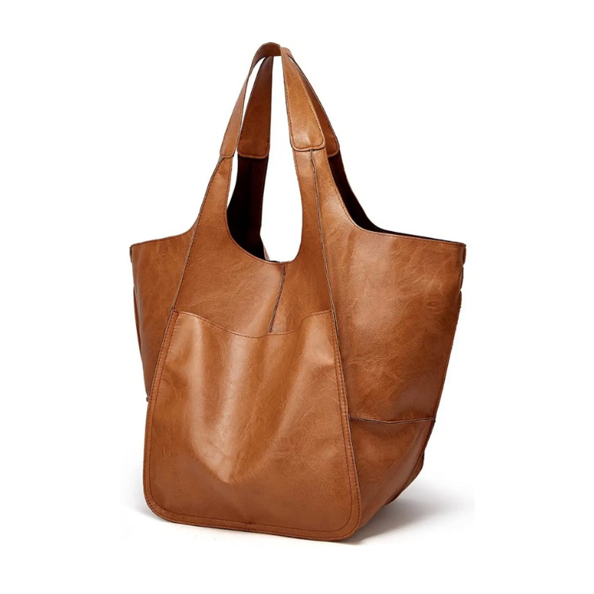 Bellamy Oversized Vegan Leather Magnetic Tote