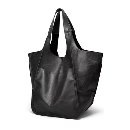 Bellamy Oversized Vegan Leather Magnetic Tote