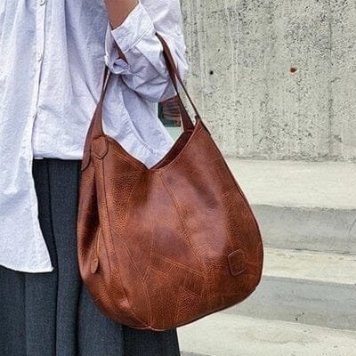 Rafaela Vintage Leather Hobo Bag