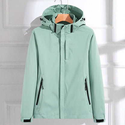 Esme Hooded Windbreaker Rain Jacket