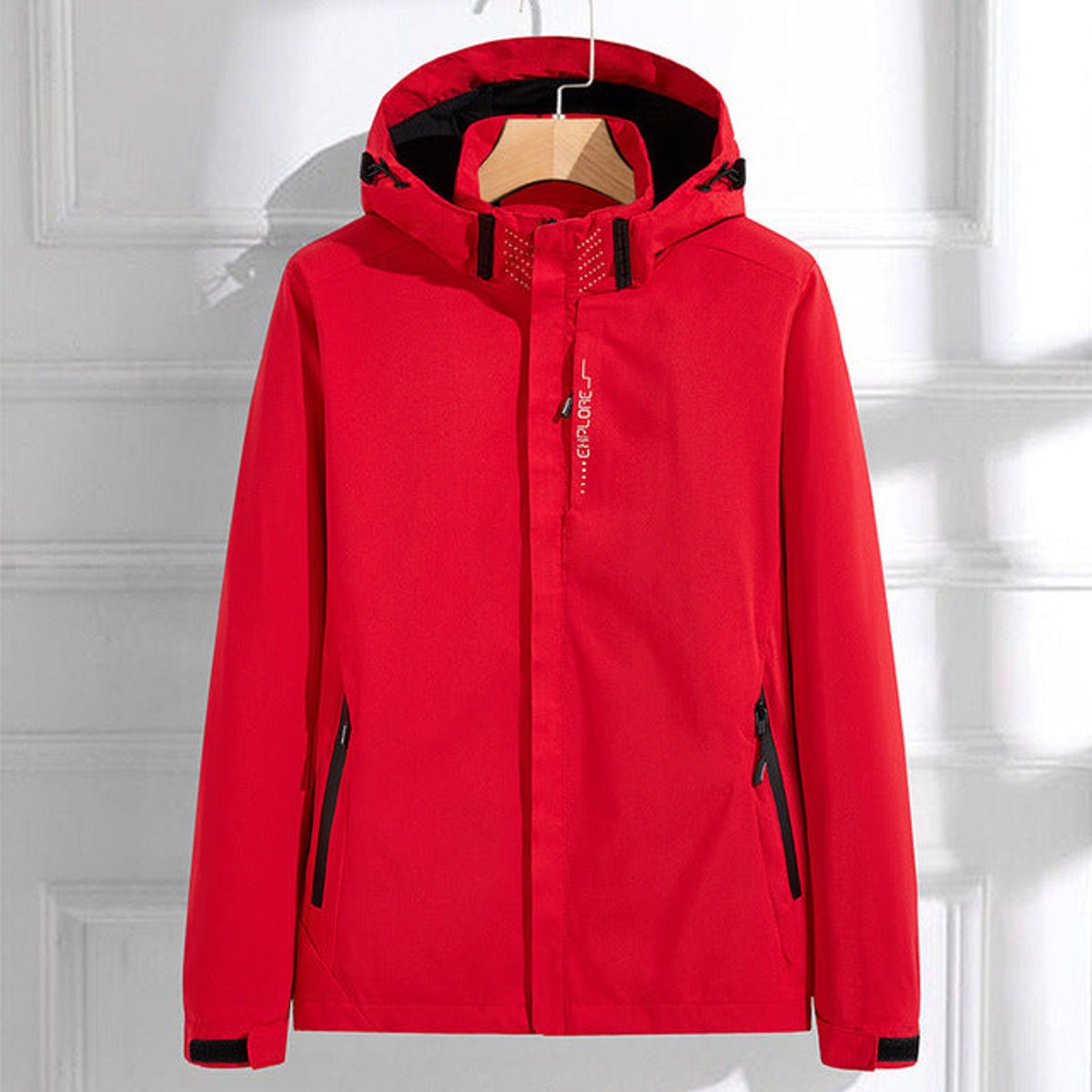 Esme Hooded Windbreaker Rain Jacket
