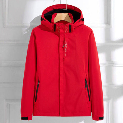 Esme Hooded Windbreaker Rain Jacket