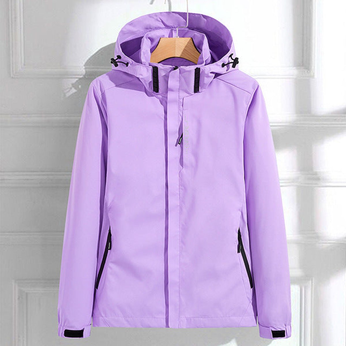 Esme Hooded Windbreaker Rain Jacket