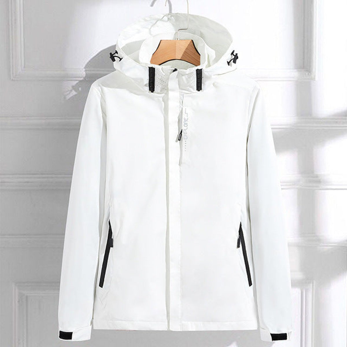 Esme Hooded Windbreaker Rain Jacket