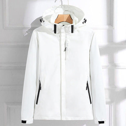 Esme Hooded Windbreaker Rain Jacket