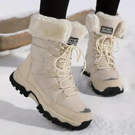 Thalia Waterproof Leather Winter Boots