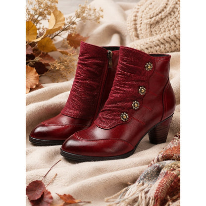Leora Heeled Ankle Boots
