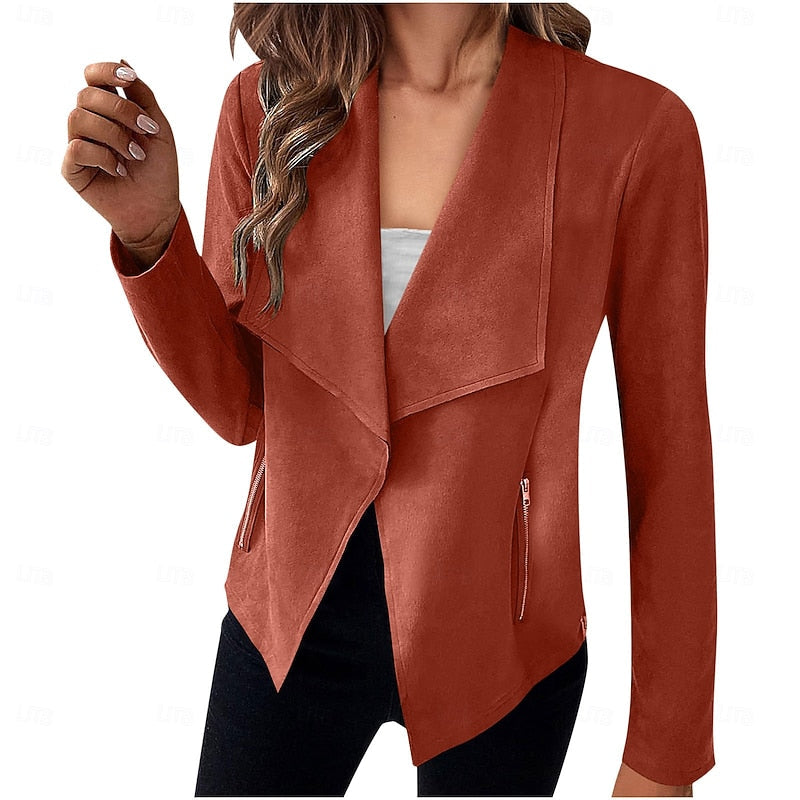Mirabelle Draped Open-Front Jacket
