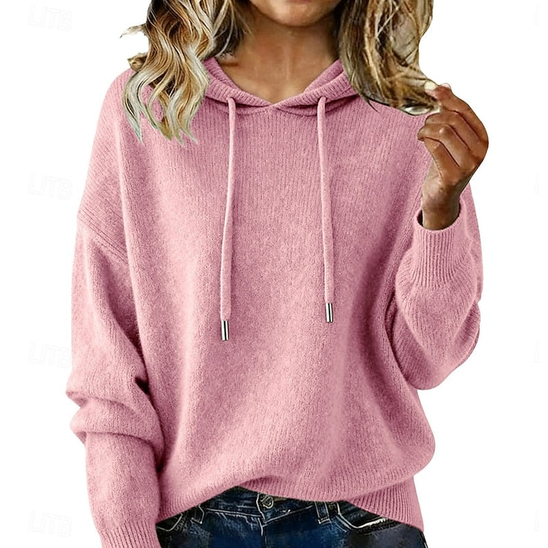 Thalia Hooded Knit Sweater