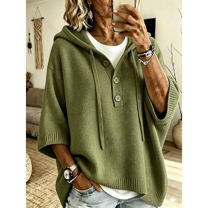 Fiora Hooded Knit Sweater